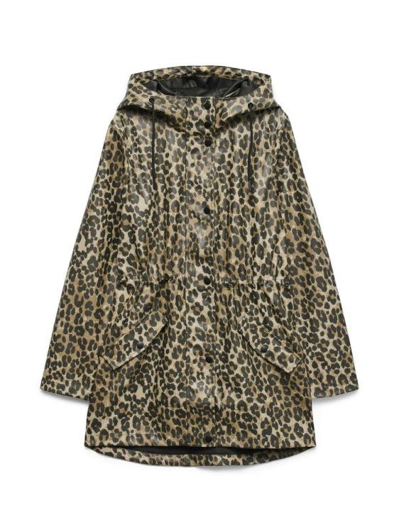 Vero Moda VMMALOU COATED PRINTED JACKET NOOS (10330969/Irish Cream LEO) - WeekendMode