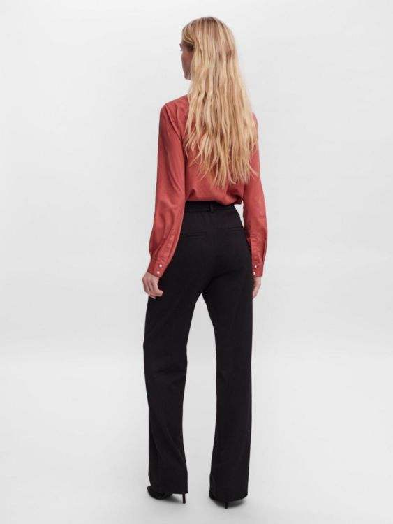 Vero Moda VMMAYA MR STRAIGHT SOLID PANT NOS (10267718/Black) - WeekendMode