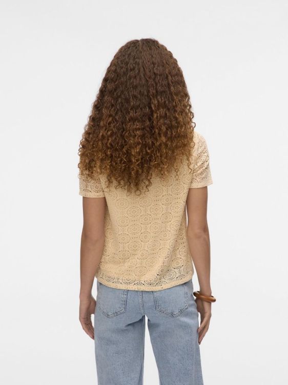 Vero Moda VMMAYA SS V NECK TOP JRS (10325037/Birch) - WeekendMode