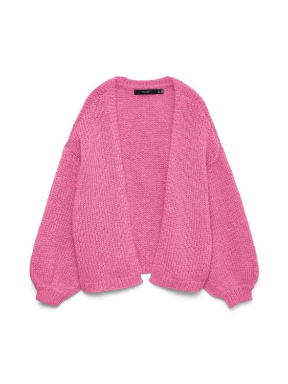 Vero Moda VMMAYBE LS OPEN CARDIGAN NOOS (10273101/Pink Cosmos) - WeekendMode