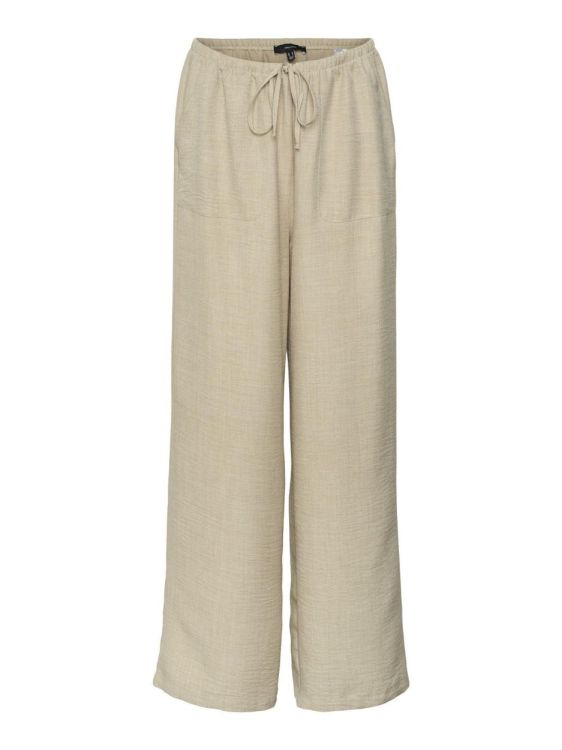 Vero Moda VMMELANEY HW LOOSE PANT WVN NOOS (10316385/Overcast Melange) - WeekendMode