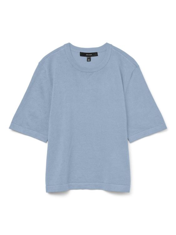 Vero Moda VMSILJE 2/4 O-NCK OVERSIZE PULL GA NOOS (10320460/Cashmere Blue) - WeekendMode