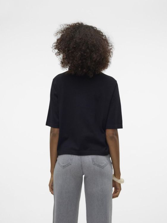 Vero Moda VMSILJE 2/4 O-NCK OVERSIZE PULL GA NOOS (10320460/Black) - WeekendMode