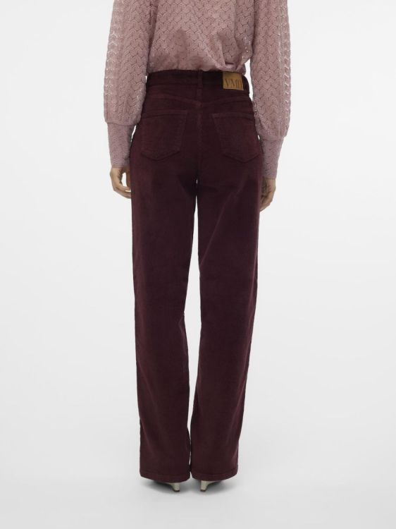 Vero Moda VMTESSA HR WIDE CORDUROY PANTS GA NOOS (10315350/Winetasting) - WeekendMode