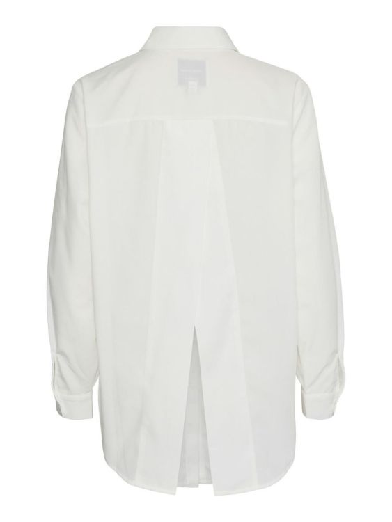 Vero Moda VMVERA L/S LONG SHIRT WVN BTQ GA (10321362/Snow White) - WeekendMode