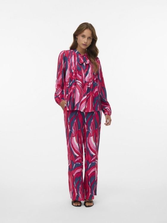 Vero Moda VMVERA VIOLET HW WIDE PANT WVN GA (10338759/Jazzy Violet) - WeekendMode