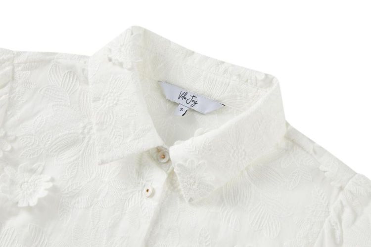 Vila Joy Bloes (KRISTA-L-22-D/WHITE) - WeekendMode