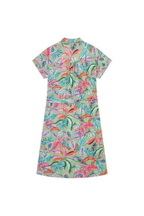 Vila Joy Jurk (LILWENN-L-51-K/DARK LIME) - WeekendMode