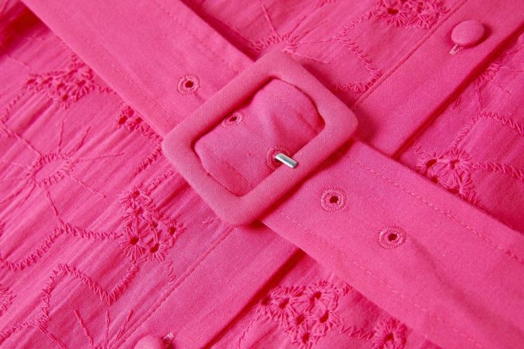 Vila Joy Jurk (FANTINE-L-51-P/FUCHSIA) - WeekendMode