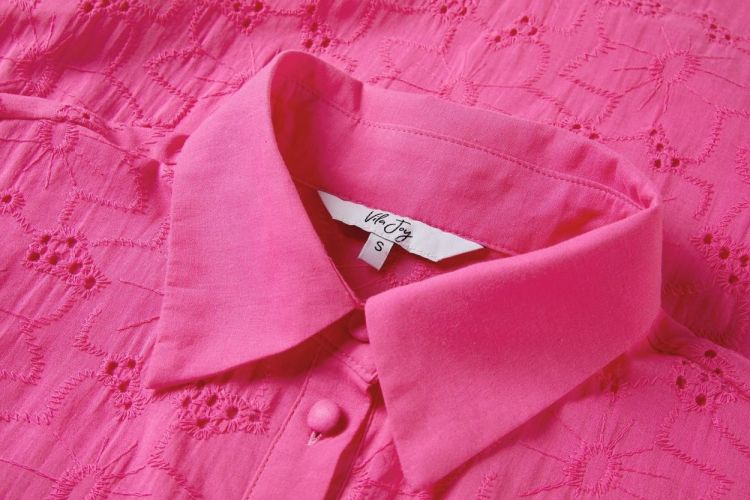 Vila Joy Jurk (FANTINE-L-51-P/FUCHSIA) - WeekendMode