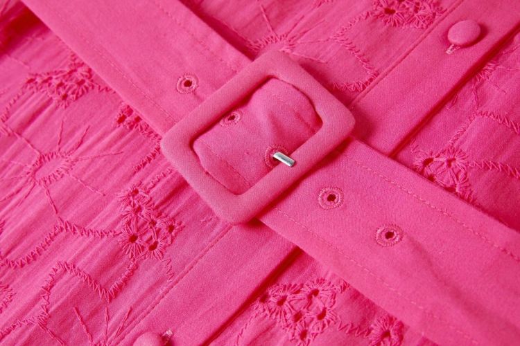 Vila Joy Jurk (FANTINE-L-51-P/FUCHSIA) - WeekendMode