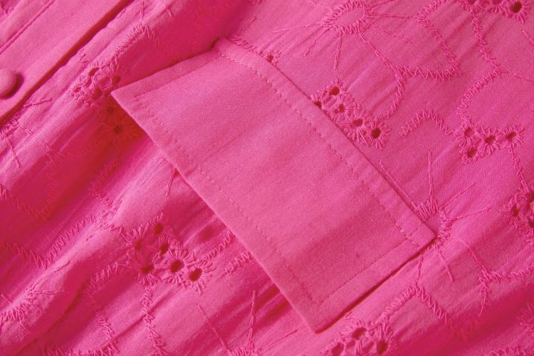 Vila Joy Jurk (FANTINE-L-51-P/FUCHSIA) - WeekendMode