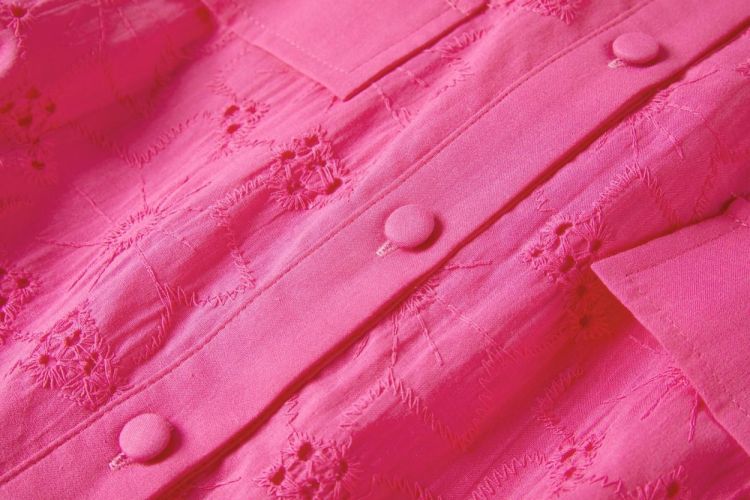 Vila Joy Jurk (FANTINE-L-51-P/FUCHSIA) - WeekendMode