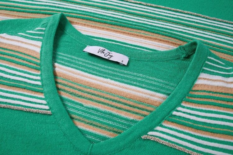 Vila Joy PULL 3/4 SLEEVES (ARABELLE-L-18-B/GREEN) - WeekendMode