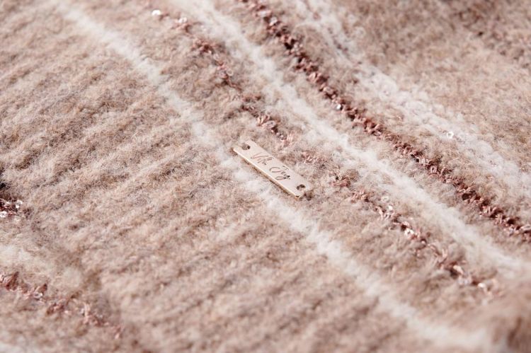 Vila Joy PULL LONG SLEEVES (PRISCILLA-L-12-S/BEIGE MELANGE) - WeekendMode