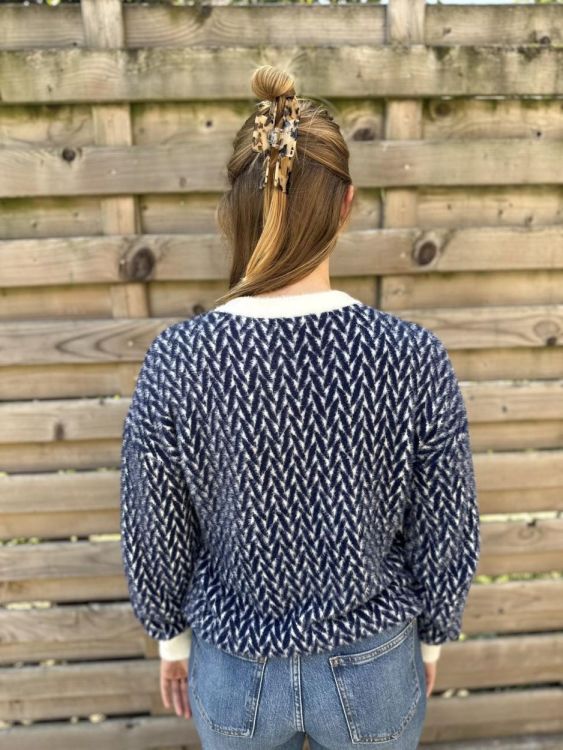 Vila Joy PULL LONG SLEEVES (ISADORA-L-12-V/NAVY) - WeekendMode