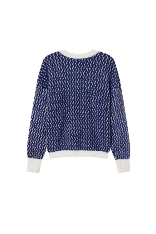 Vila Joy PULL LONG SLEEVES (ISADORA-L-12-V/NAVY) - WeekendMode