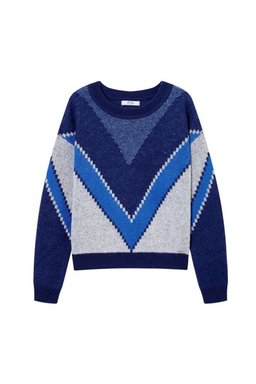 Vila Joy PULL LONG SLEEVES (MARJOLAINE-L-12-I/NAVY) - WeekendMode