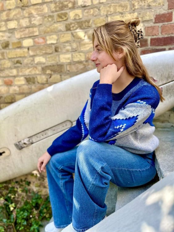 Vila Joy PULL LONG SLEEVES (MARJOLAINE-L-12-I/NAVY) - WeekendMode