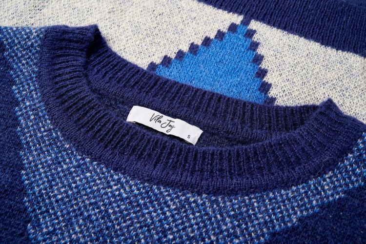 Vila Joy PULL LONG SLEEVES (MARJOLAINE-L-12-I/NAVY) - WeekendMode