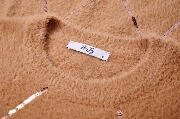 Vila Joy PULL LONG SLEEVES (PRISCILLA-L-12-A/TAUPE) - WeekendMode