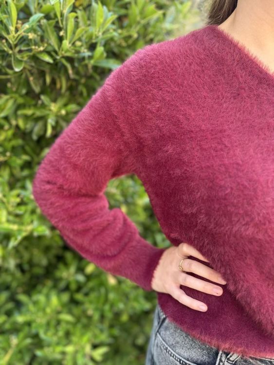 Vila Joy PULL LONG SLEEVES (ISADORA-L-12-X/MEDIUM BORDEAUX) - WeekendMode