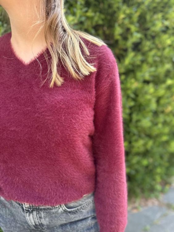 Vila Joy PULL LONG SLEEVES (ISADORA-L-12-X/MEDIUM BORDEAUX) - WeekendMode