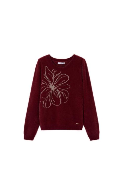 Vila Joy PULL LONG SLEEVES (MARJOLAINE-L-12-B/MEDIUM BORDEAUX) - WeekendMode