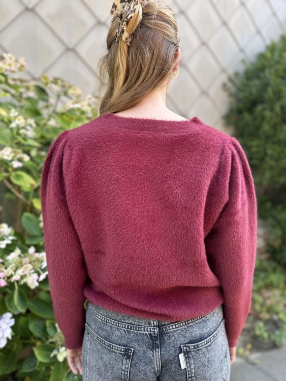 Vila Joy PULL LONG SLEEVES (MARJOLAINE-L-12-B/MEDIUM BORDEAUX) - WeekendMode