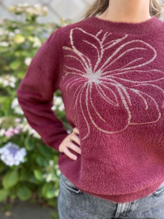 Vila Joy PULL LONG SLEEVES (MARJOLAINE-L-12-B/MEDIUM BORDEAUX) - WeekendMode