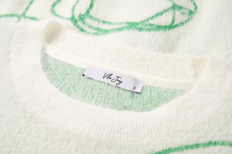 Vila Joy PULL LONG SLEEVES (EGLANTINE-L-12-O/ECRU) - WeekendMode