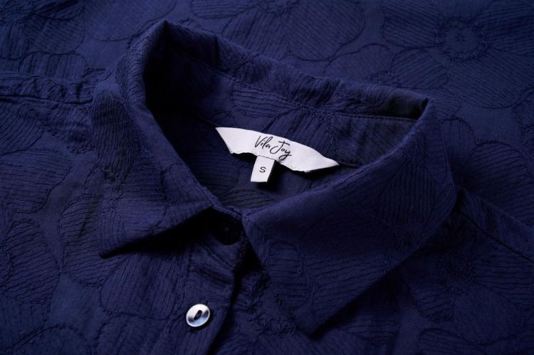 Vila Joy SHIRT LONG SLEEVES (ARABELLE-L-22-H/NAVY) - WeekendMode
