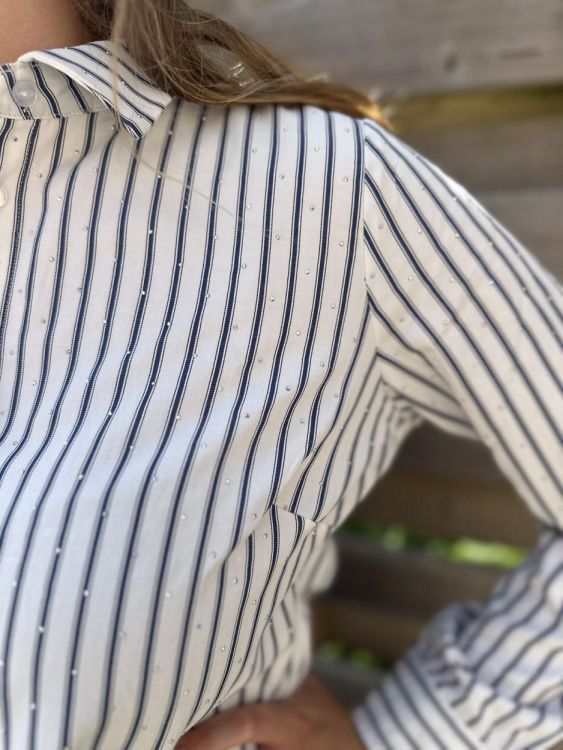 Vila Joy SHIRT LONG SLEEVES (MARJOLAINE-L-22-E/DARK BLUE) - WeekendMode