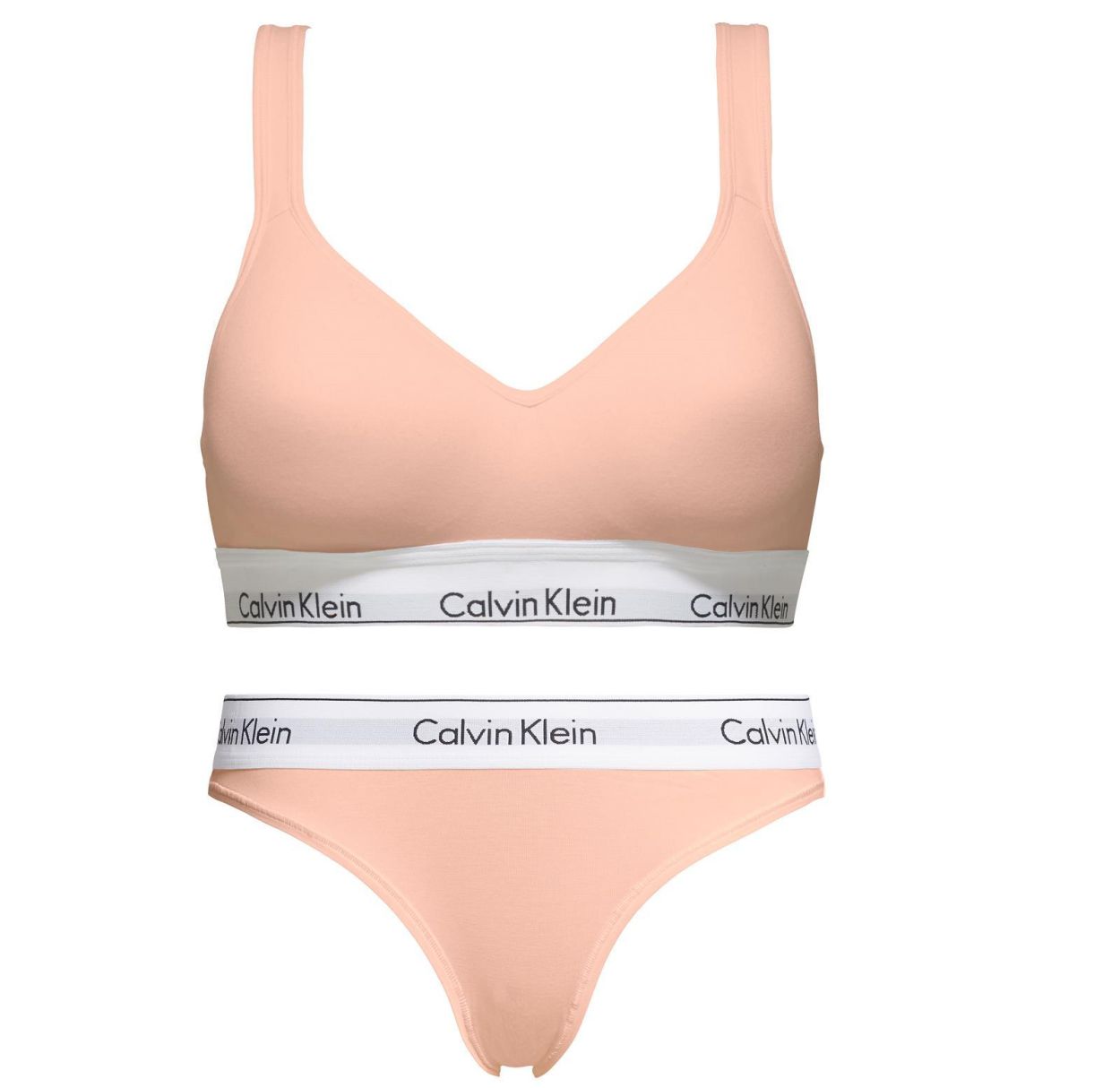 Calvin Klein D. Lift Bralette + Bikini (QF5490E+F3787E/FAL) - WeekendMode