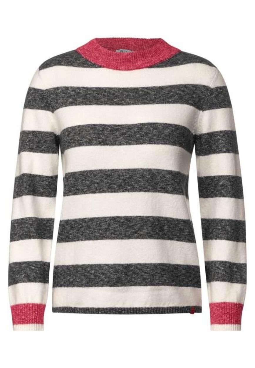Cecil Cosy Striped Pullover (11.302169/30001) - WeekendMode