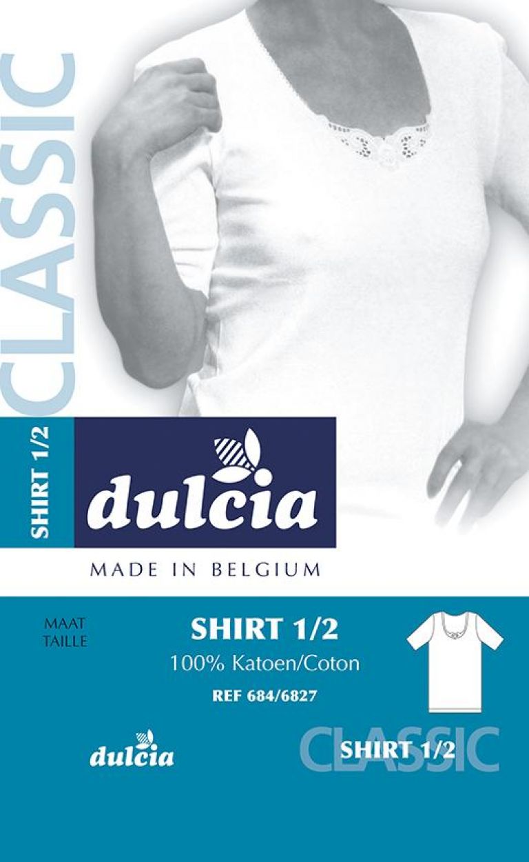 Dulcia Dames T-Shirt KM 1/1 bree (684/6827) - WeekendMode