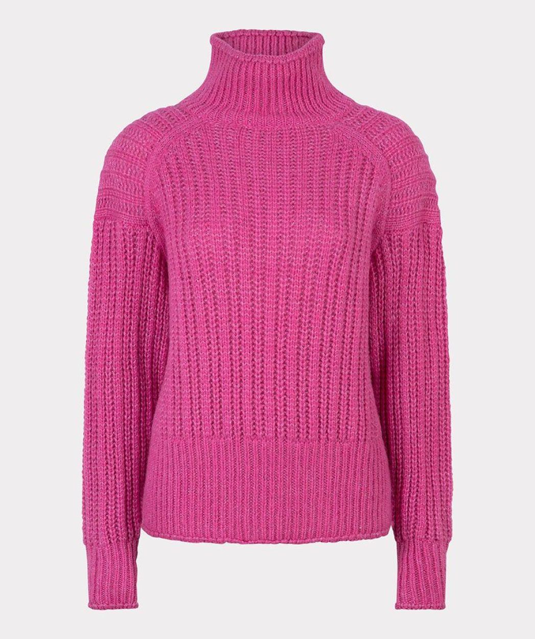 Esqualo Sweater chunky knit lurex (W22.07723/pink) - WeekendMode