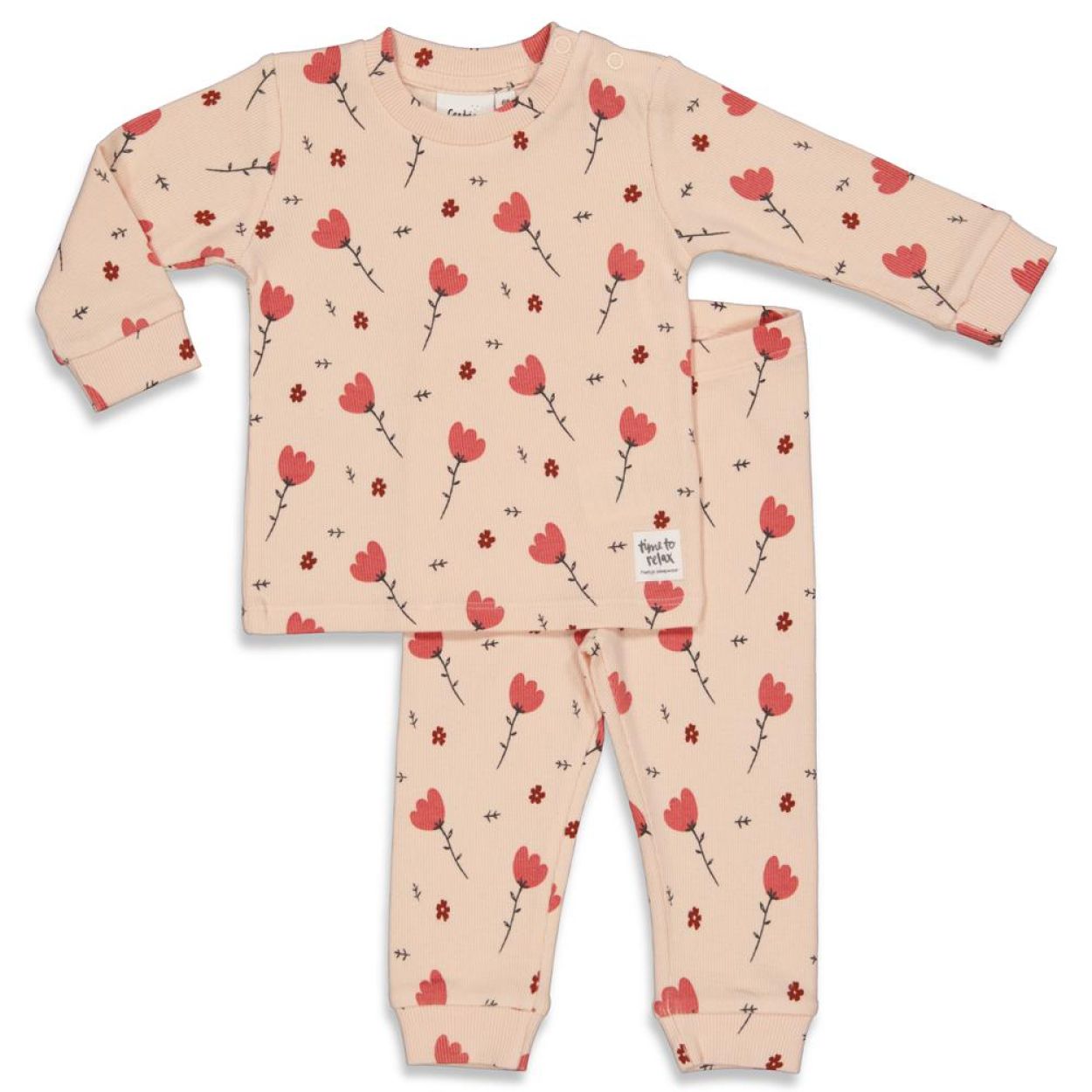 Feetje Pyjama Beau Bloom (50500068/roze) - WeekendMode