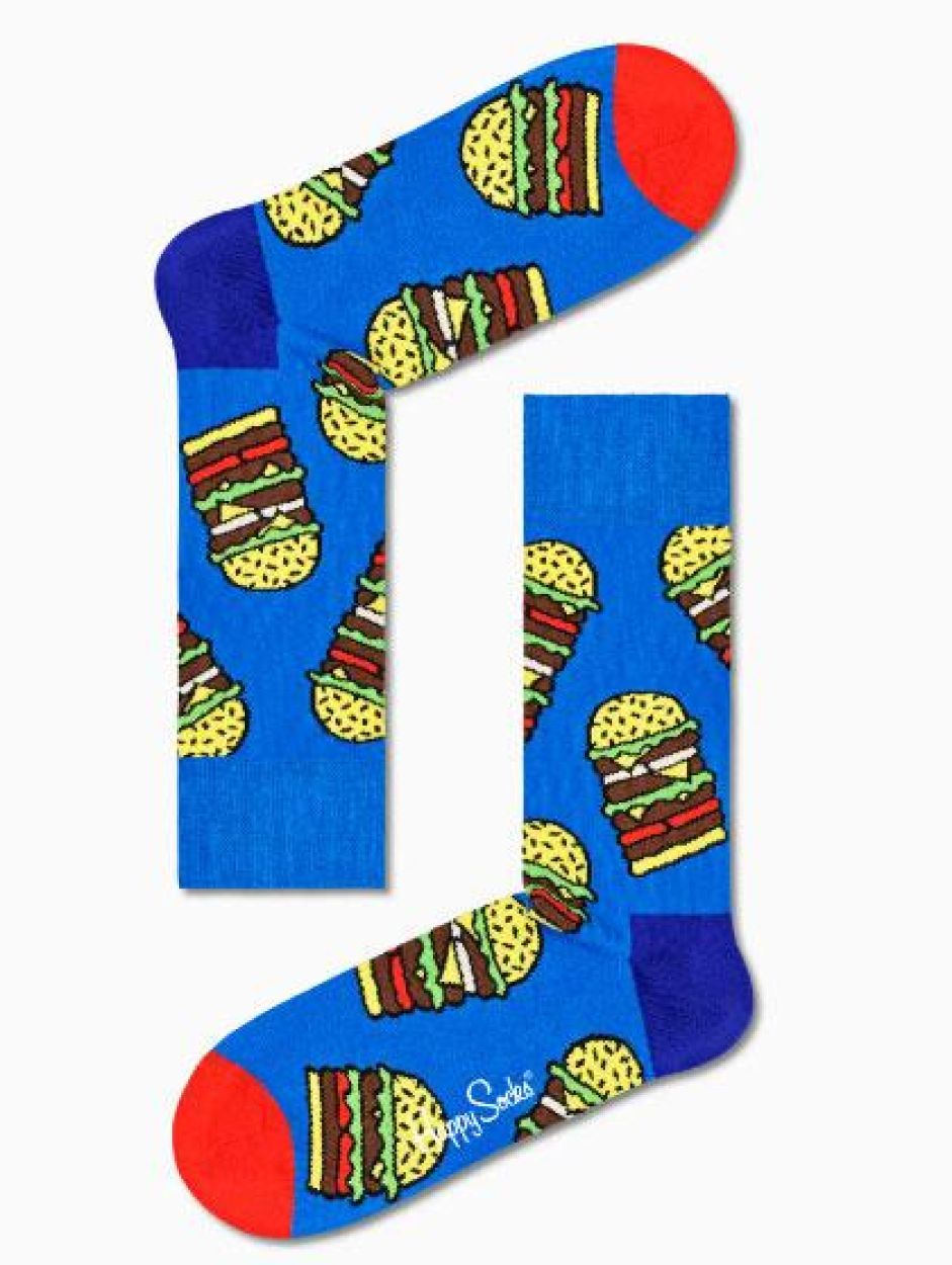 Happy Socks Burger Sock (BUR01-6000) - WeekendMode