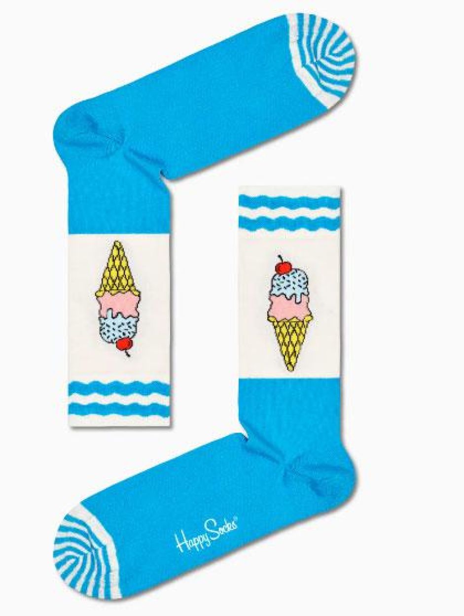Happy Socks Ice Cream Sock (CRE01-6300) - WeekendMode