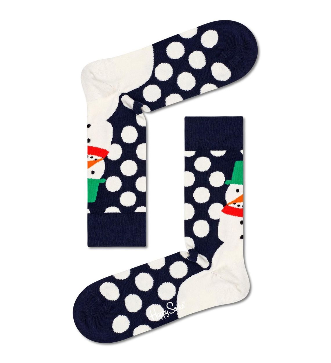 Happy Socks Jumbo Snowman Socks (P000283) - WeekendMode