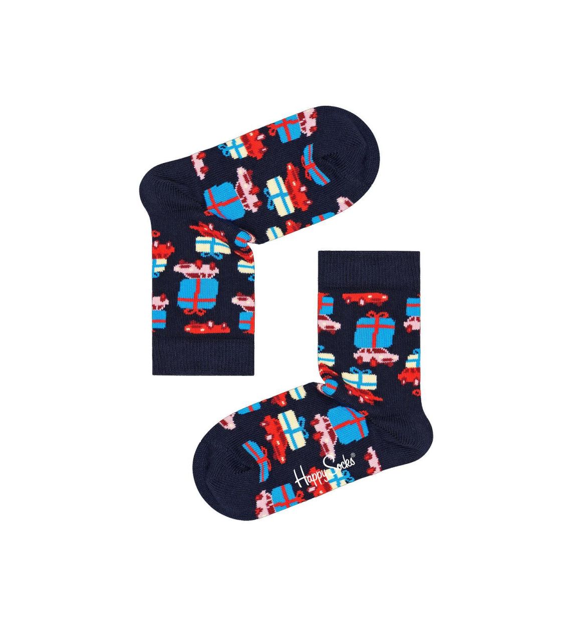 Happy Socks Kids Holiday Shopping Socks (KHDS01-6500) - WeekendMode