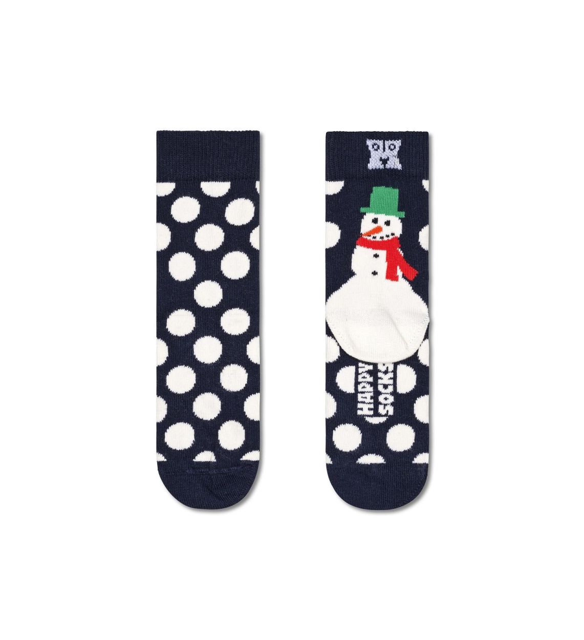 Happy Socks Kids Jumbo Snowman Socks (KJSS01-6500) - WeekendMode