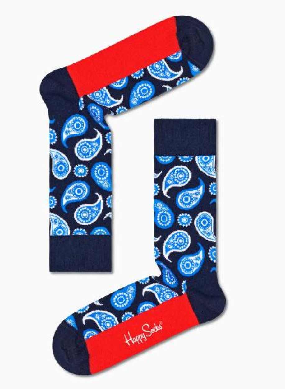 Happy Socks Paisley Sock (PAI01-6500) - WeekendMode