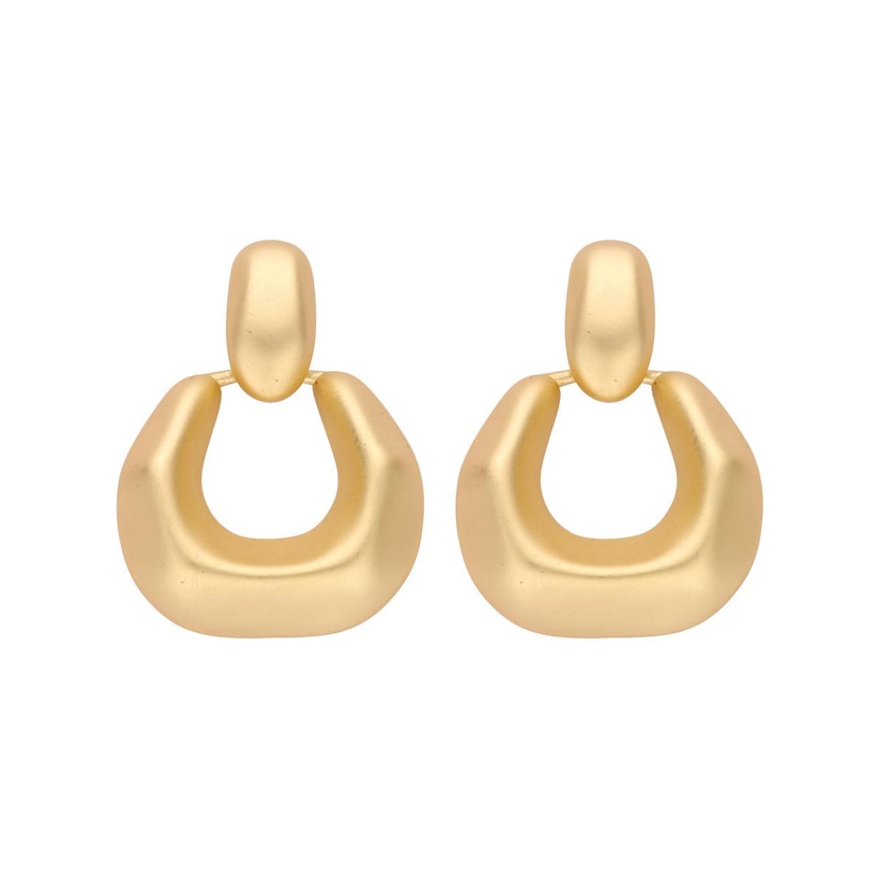 Les Cordes Oorbellen ORB5 (80001270/Goudkleurig mat) - WeekendMode