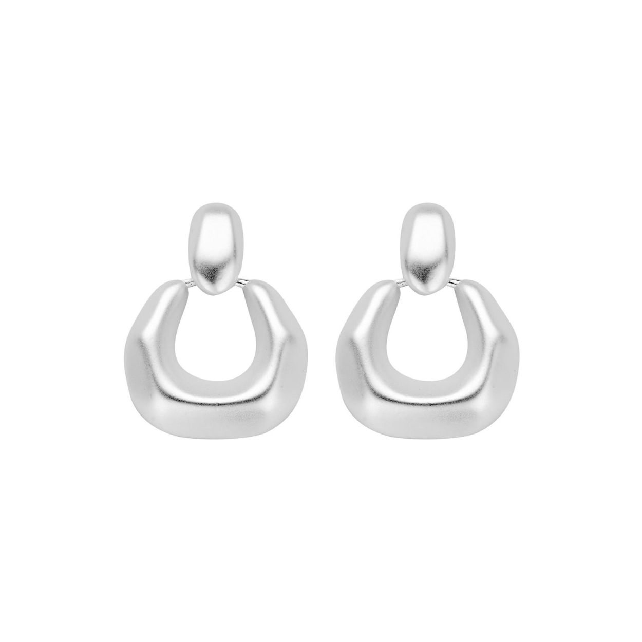 Les Cordes Oorbellen ORB5 (80001271/Zilverkleurig mat) - WeekendMode