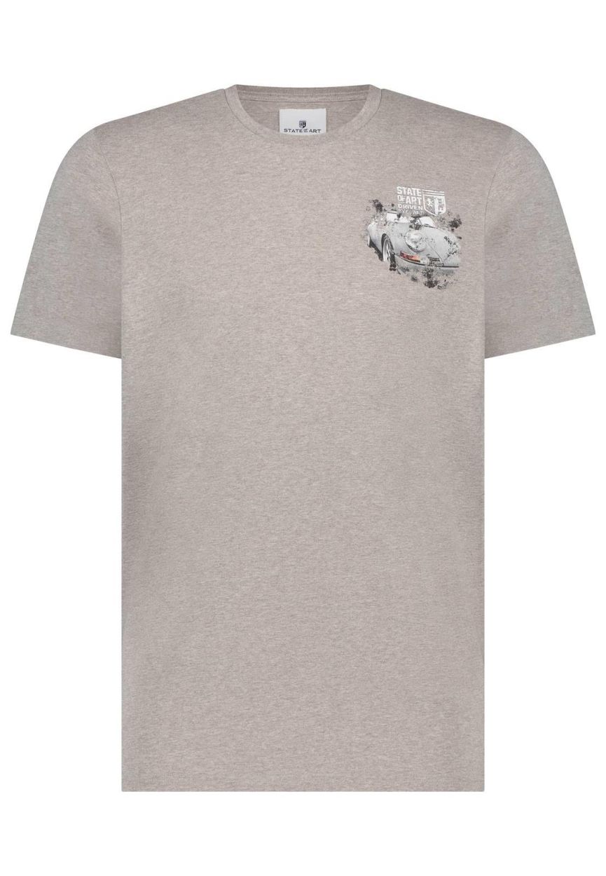 State of Art T-shirt Crew-Neck SS Plain - Single Jers (361-13366-8600) - WeekendMode