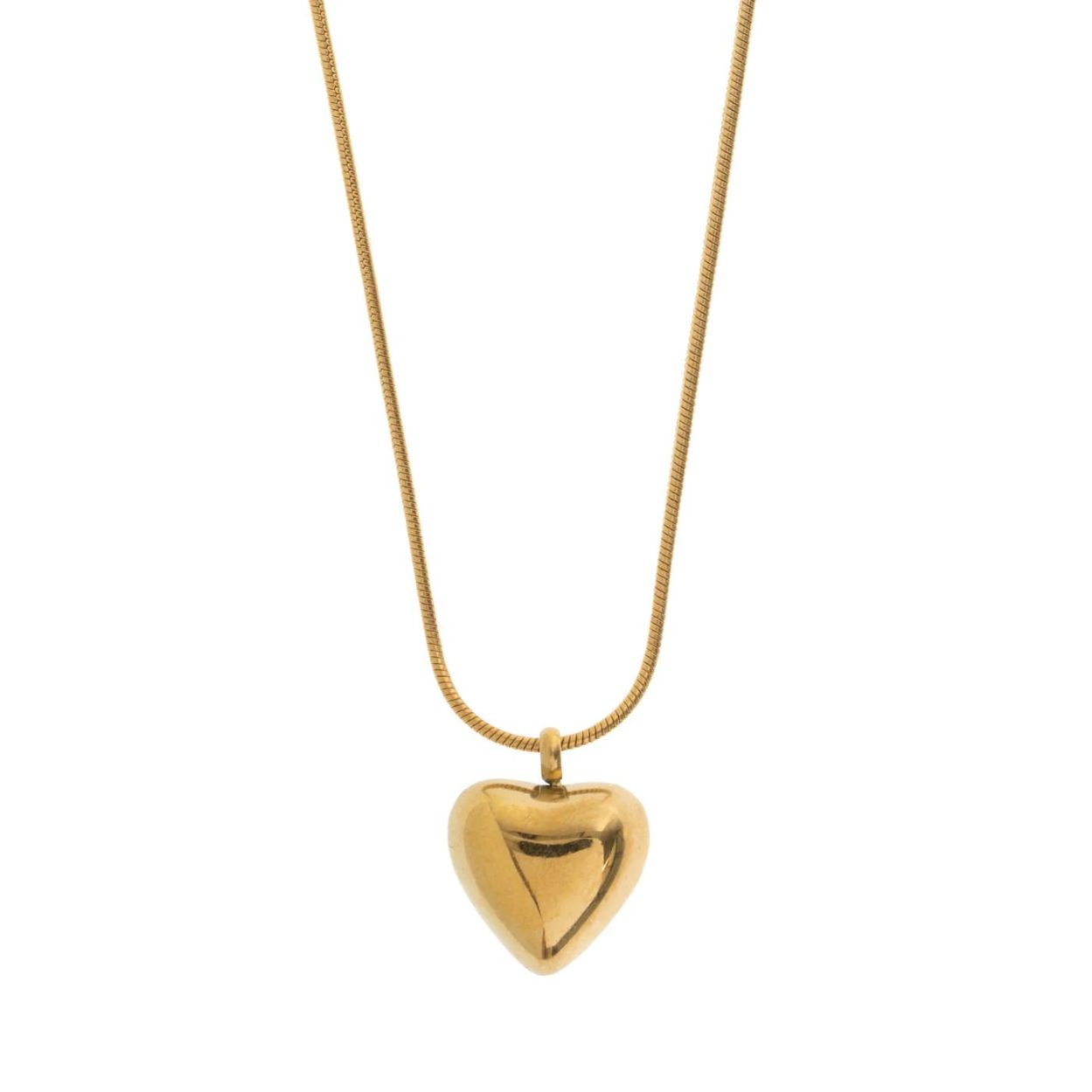 Timi of Sweden Lovisa - Heart Necklace Stainless Steel (8445702) - WeekendMode