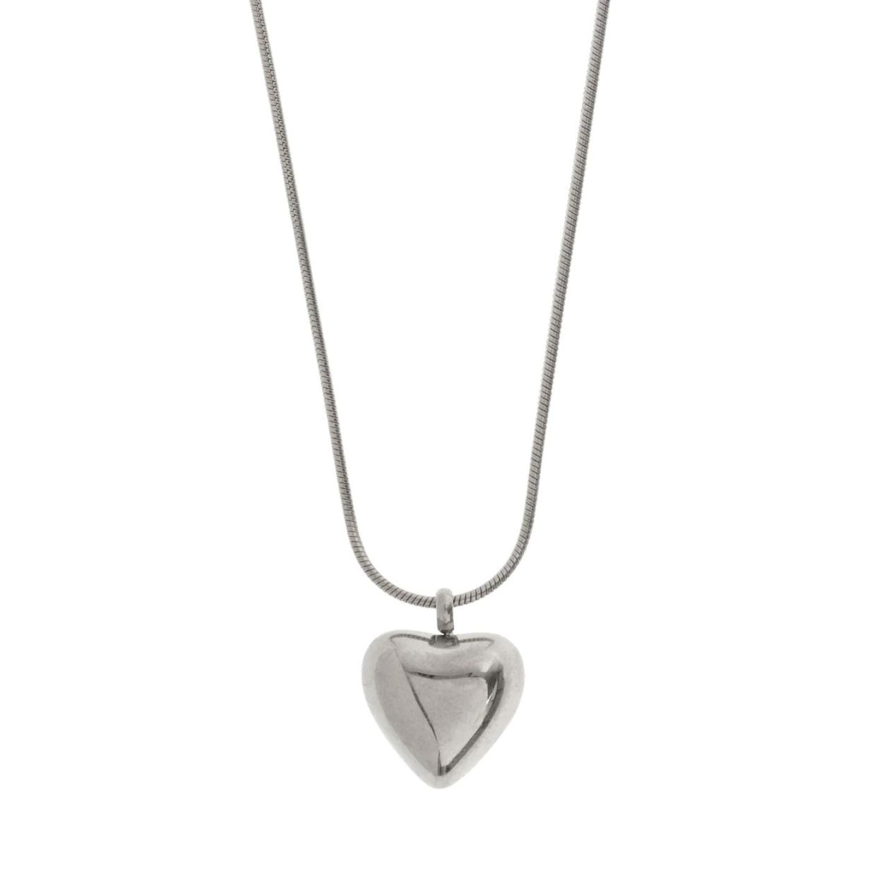 Timi of Sweden Lovisa - Heart Necklace Stainless Steel (8445701) - WeekendMode