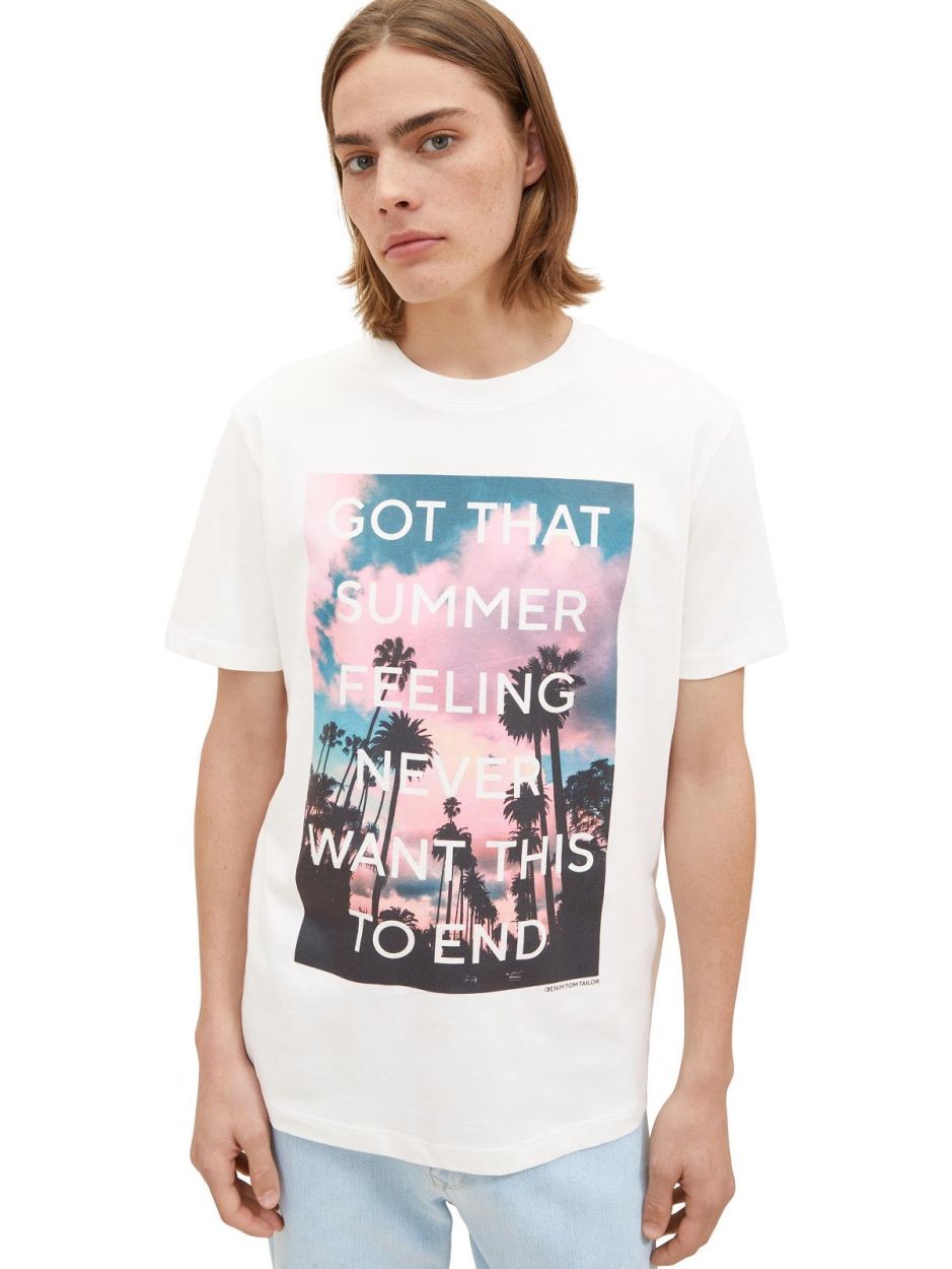 Tom Tailor Denim Men photo print t-shirt (1036480/12906) - WeekendMode